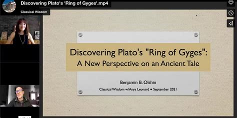 Discovering Plato S Ring Of Gyges Classical Wisdom