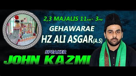 Live Majlis E Aza Matam E Juloos Gehawara E Hz Ali Asgar A S