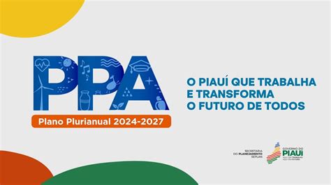 AO VIVO PPA PLANO PLURIANUAL 2024 2027 YouTube