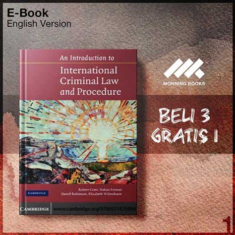 An Introduction To International Criminal Law And Procedure Morning Store