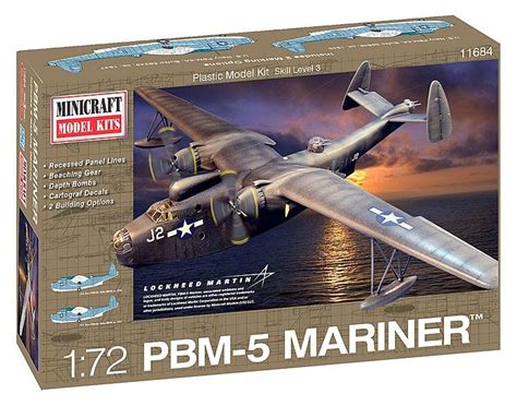 Pbm Usn Mariner Minicraft Model Kits