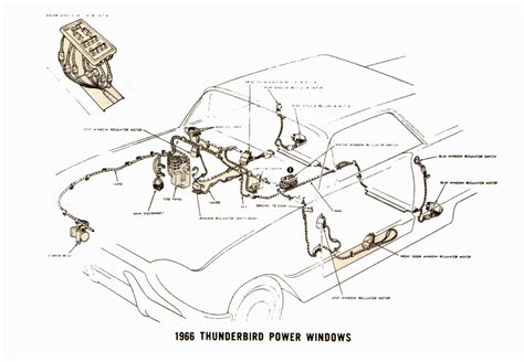 1966 Ford Thunderbird Convertible Top Relay Diagram