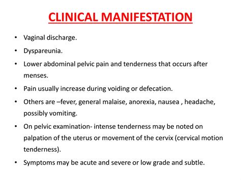 Pelvic Inflammatory Disease PID PPT