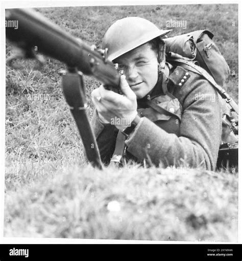 Czech Troops In Training A Czech Nco Takes Aim With His Rifle