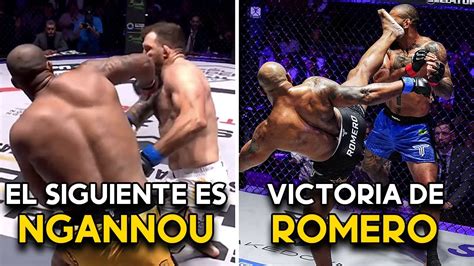 Brutal Ko De Renan Ferreira Vs Ryan Bader Yoel Romero Gana A Los