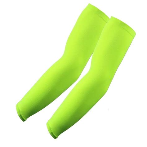 Sun Protection Arm Cooling Sleeve Neon Green Cu Hp Jbd Neon