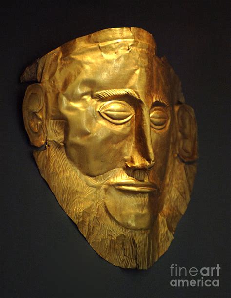 Mask Of Agamemnon 2 Photograph By Bob Christopher Fine Art America