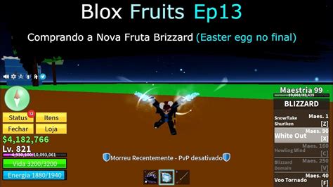 Blox Fruits Ep Comendo A Nova Fruta Blizzard Youtube