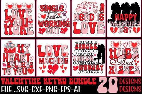 Valentine S Svg Bundle Valentines Day Svg Files For Cricut Valentine