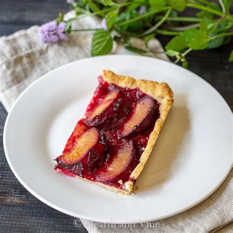 Slab Pie Recipe With Fresh Plums Hearth And Vine