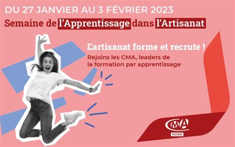 Semaine de l apprentissage dans l artisanat Chambre de Métiers et de