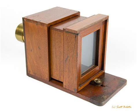 Mahogany Sliding Box Camera Wooden Camera Wooden Box Camera