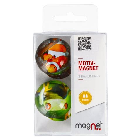 Magnet Magnes szklany Ryba żaba Kopuła 3 5 cm 115 0 0004 2 szt