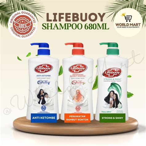 Jual Lifebuoy Shampo Strong Shiny Anti Ketombe Hairfall Pump Botol