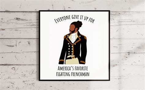 Lafayette Hamilton SVG Hamilton Quotes SVG Fighting | Etsy