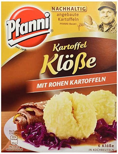 Pfanni Kartoffel Klöße mit rohen Kartoffeln 200g ab 0 79 inkl Prime