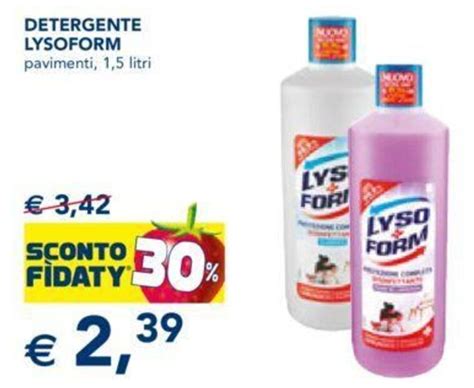 DETERGENTE LYSOFORM Pavimenti 1 5 Litri Offerta Di Esselunga