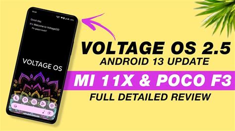 Voltage Os For Mi X Poco F Android Bugs Features