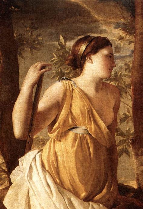 The Inspiration Of The Poet C Detail Nicolas Poussin