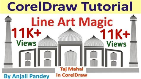 How To Create Taj Mahal In Coreldraw Interactive Blend Tool Ka Magic