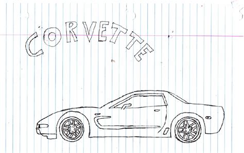 Corvette drawing by pikarazor on DeviantArt