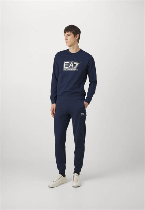 Ea7 Emporio Armani Tracksuit Survêtement Blu Navy Bleu Marine