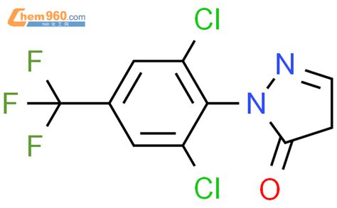104924 84 726 二氯 4 三氟甲基 吡唑酮化学式、结构式、分子式、mol、smiles 960化工网