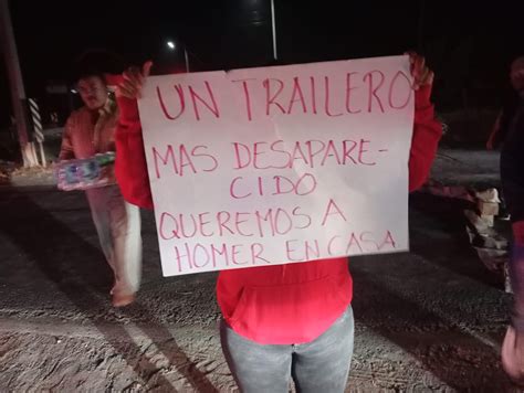 Bloquean Carretera Tula Tlahuelilpan Por Desaparici N De Trailero