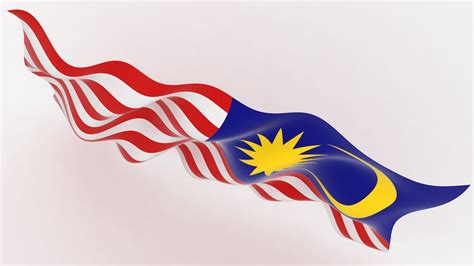 3D Malaysia Flag Animation Model - TurboSquid 1615777