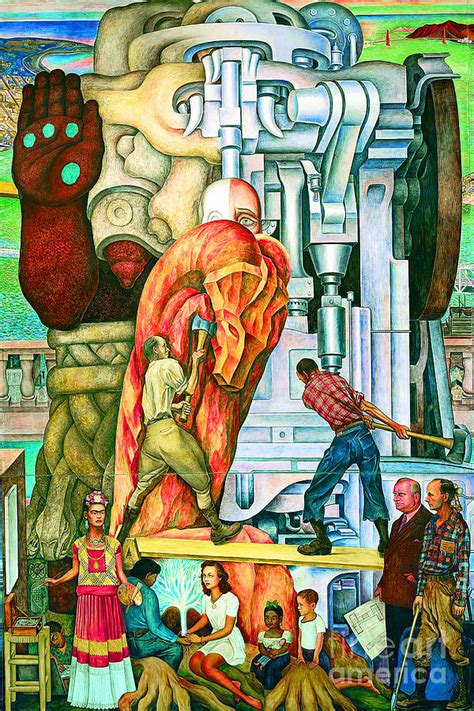 Remastered Art Pan American Unity Mural Panel 3 By Diego Rivera 20240114 By Diego Rivera