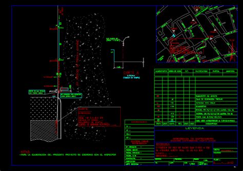 Alumbrado Publico En Autocad Librer A Cad