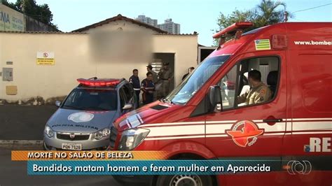 Homem Morto A Tiros E Mulher Fica Ferida Dentro De Sal O De Beleza Em