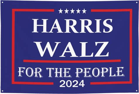 4x6 Kamala Harris Walz 2024 Flags President Flag Harris