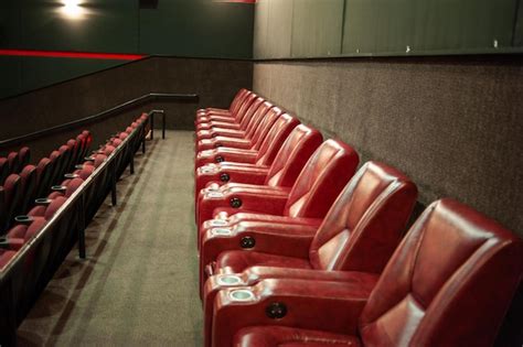 Premium Photo Red Seats In A Movie Theater