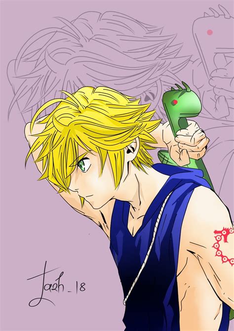 Meliodas Dragons Sin Of Wrath Ellana De Illustrations Art Street