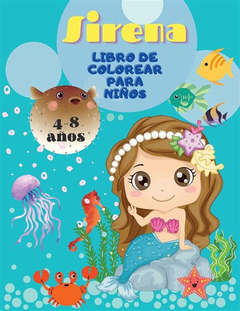 Buy Libro para colorear de sirenas para niños de 4 a 8 años Mágico