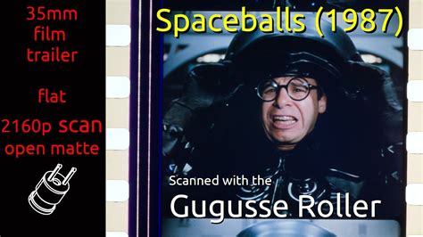 Spaceballs 1987 35mm Film Trailer Flat Open Matte 2160p Youtube