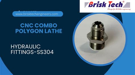 Fittings Fasteners Made By Cnc Combo Polygon Lathe Youtube