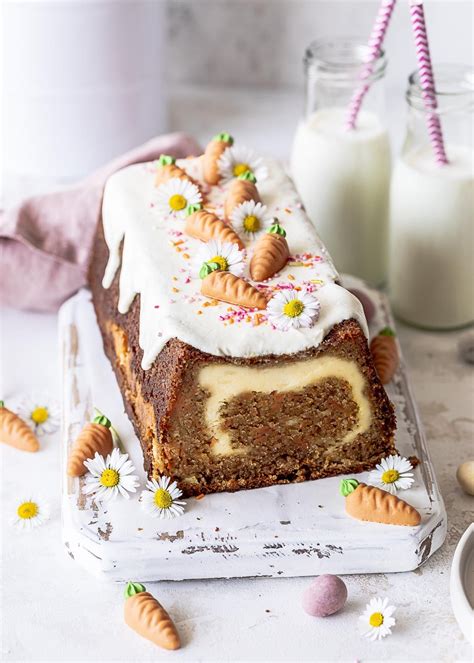 Saftiger Carrot Cake Karottenkuchen Mit Cheesecakef Llung Emma S