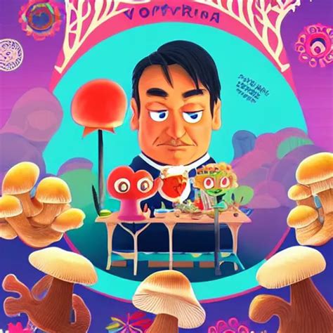 Viktor Orb N Eating Mushrooms By Jeremiah Ketner And Stable Diffusion