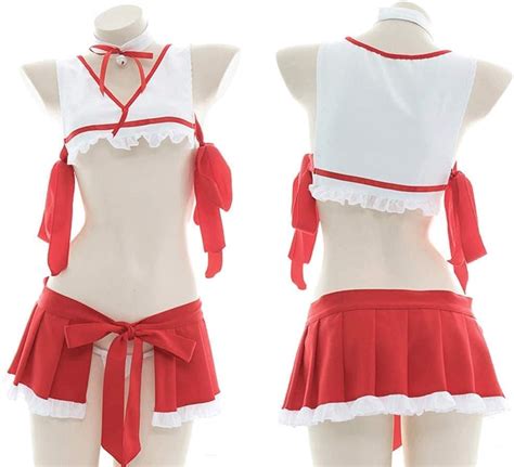 Jp Senmhs Shrine Maiden Sexy Cosplay Miko Extreme Erotic Underwear Adult Small