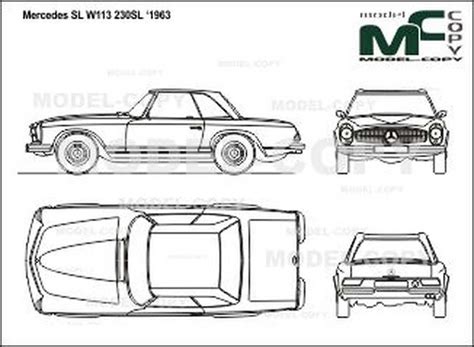 Mercedes Benz Sl Class W Sl Disegno Model Copy