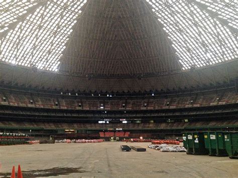 What The Inside Of The Astrodome Looks Like Now With Its Seats And