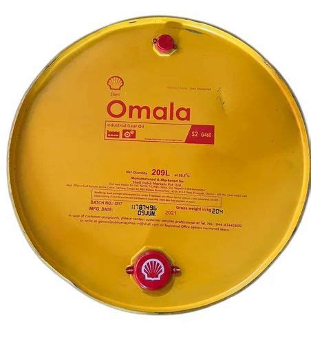 Greases Shell Omala S2 G460 Gear Oil Unit Pack Size 209 Liter At Rs