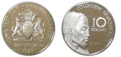 Dollar Th Anniversary Of Independence Guyana Coin Value