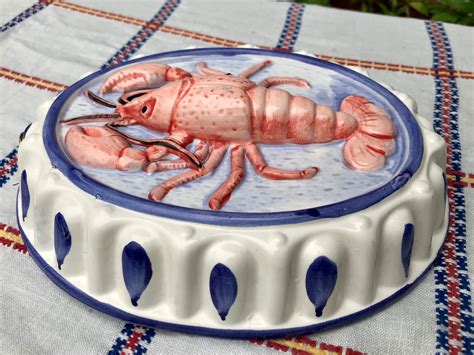 Vintage Ceramic Lobster Decorative Mold X Vintage Etsy