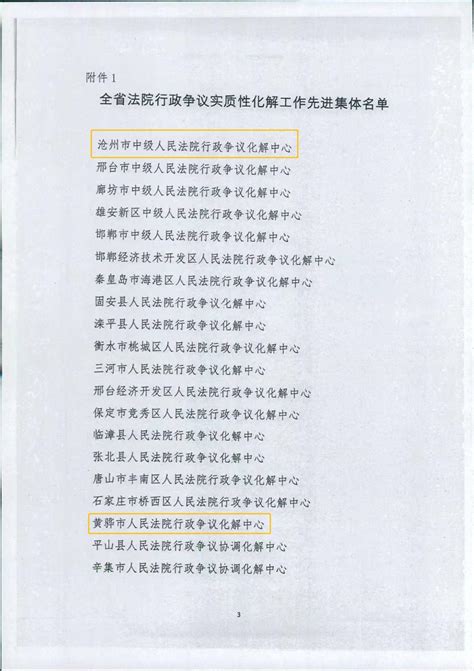 喜报！沧州法院多个集体和个人在行政争议化解工作中获得表彰澎湃号·政务澎湃新闻 The Paper