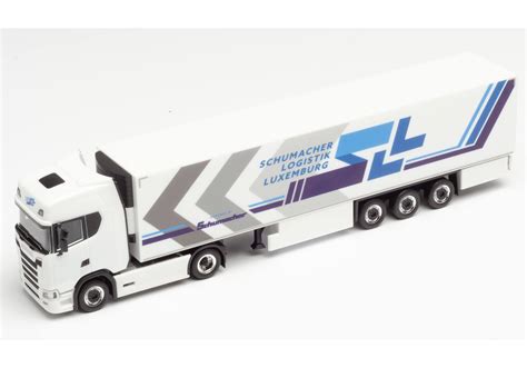 Herpa Scania Cs Hd K Hlkoffer Sattelzug Sll Schumacher Logistik