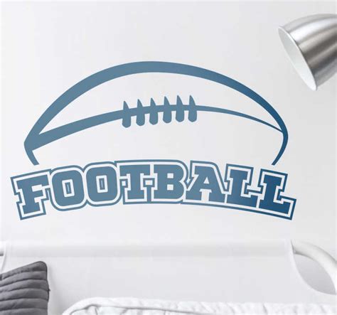 Football wall sticker - TenStickers