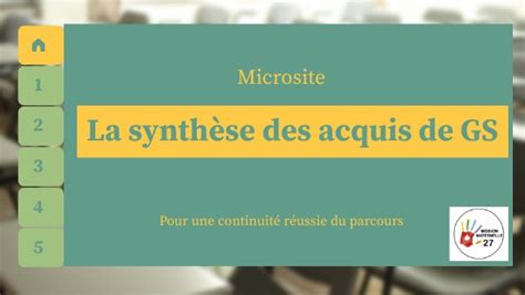 Synthèse des acquis GS Maternelle27